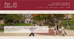 Desktop Screenshot of fayschool.org