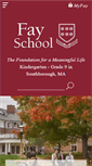 Mobile Screenshot of fayschool.org