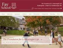 Tablet Screenshot of fayschool.org